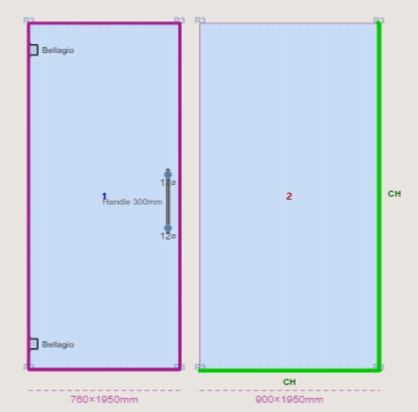 Shower configurator